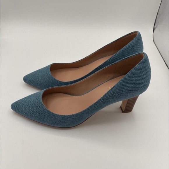 NWT Cole Haan Women’s Mylah Pump 75mm Light Denim (size 7.5B) - Picture 3 of 10